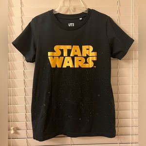 Uniqlo Disney Star Wars: The Last Jedi Galaxy Graphic T-Shirt Women’s Medium